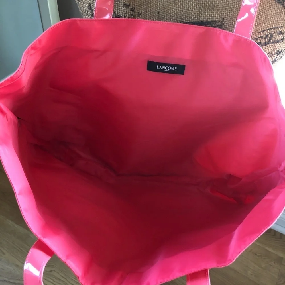 Lancôme tote coral